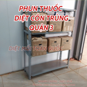 Dịch vụ Phun thuốc diệt côn trùng Quận 3 do Diệt Mối Công TRình cung cấp