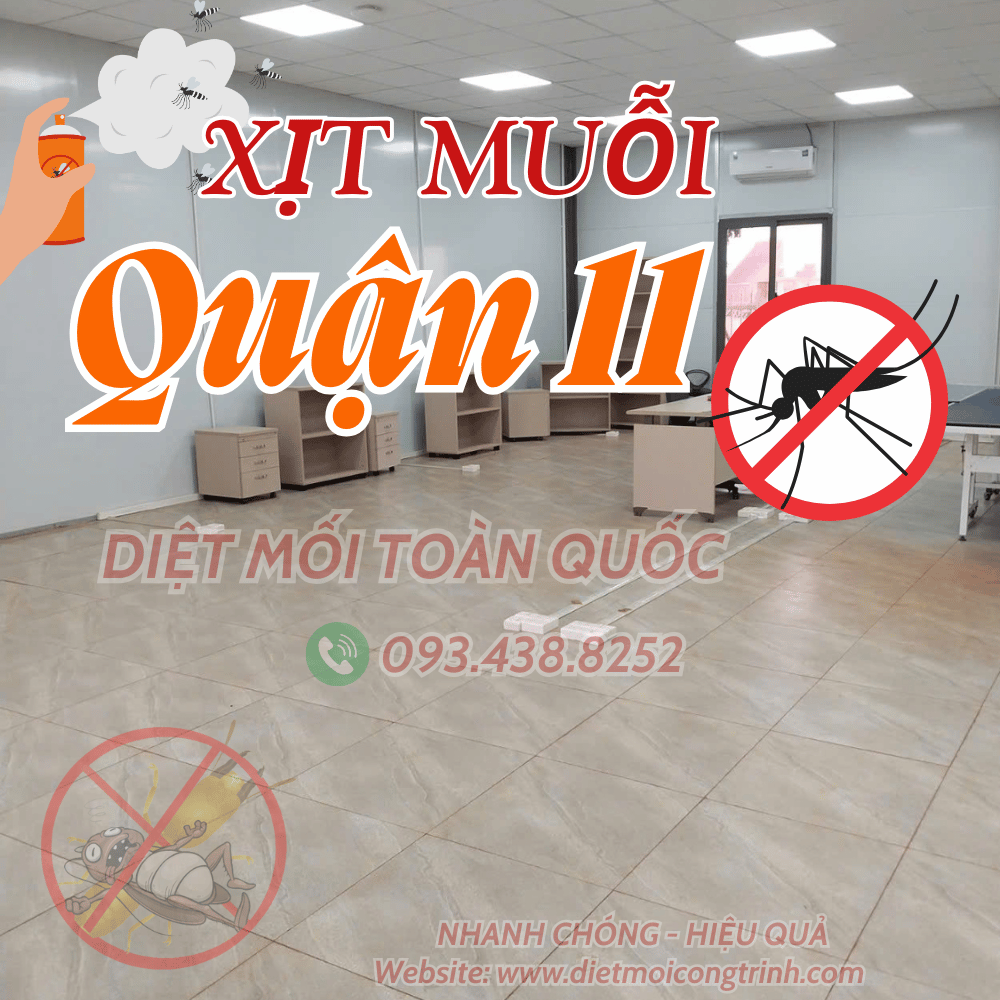 Xịt muỗi quận 11