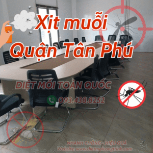 Xịt muỗi Tân Phú, dịch vụ xịt muỗi tận nơi